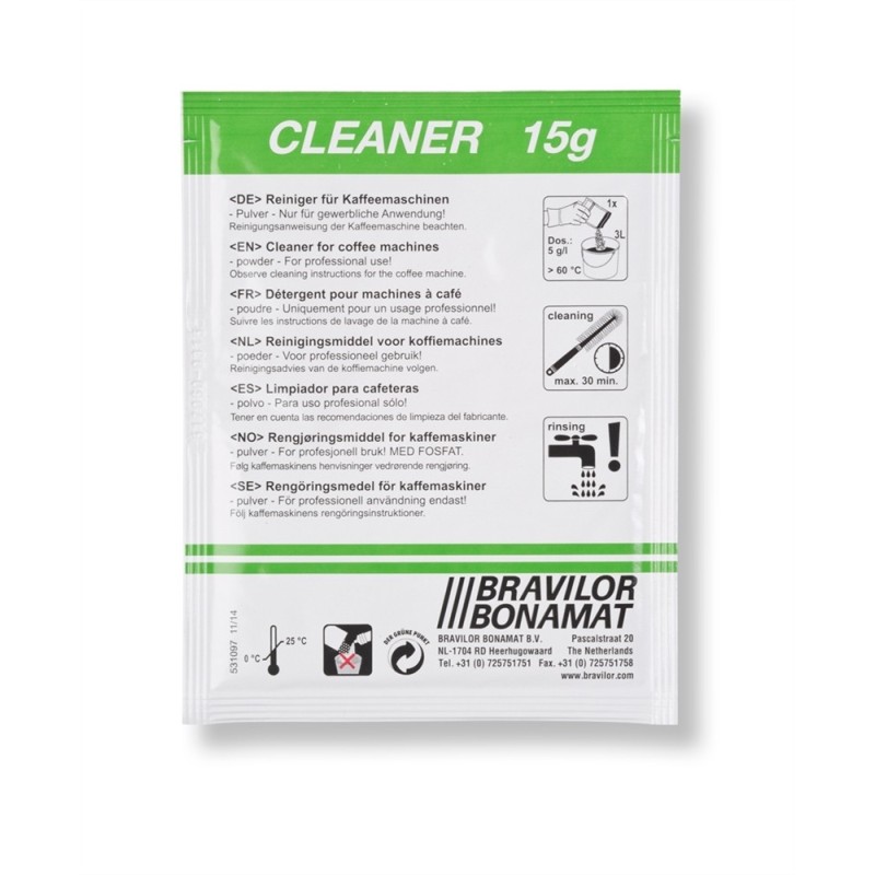 Cleaner - Détergent pour machine à café 15g