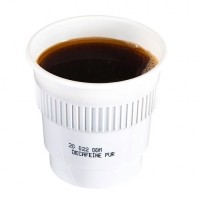 Decaffeinated pre-dosed cup