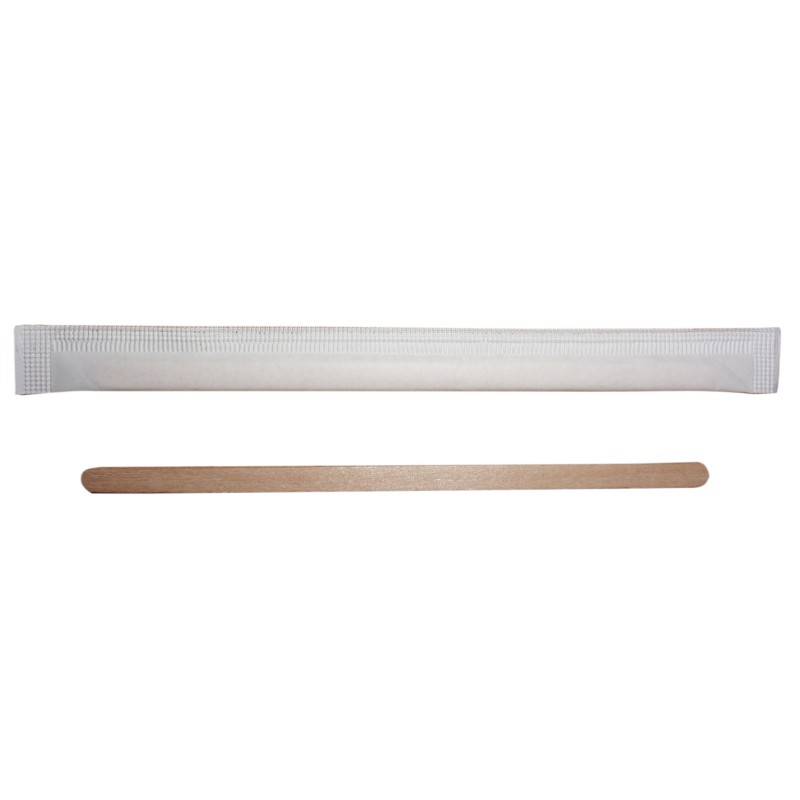90mm Wrapped Wooden Stirrers