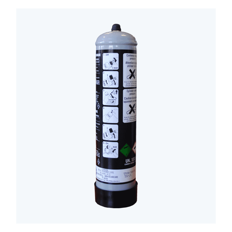 Cartouche de Co2 600g mono-usage